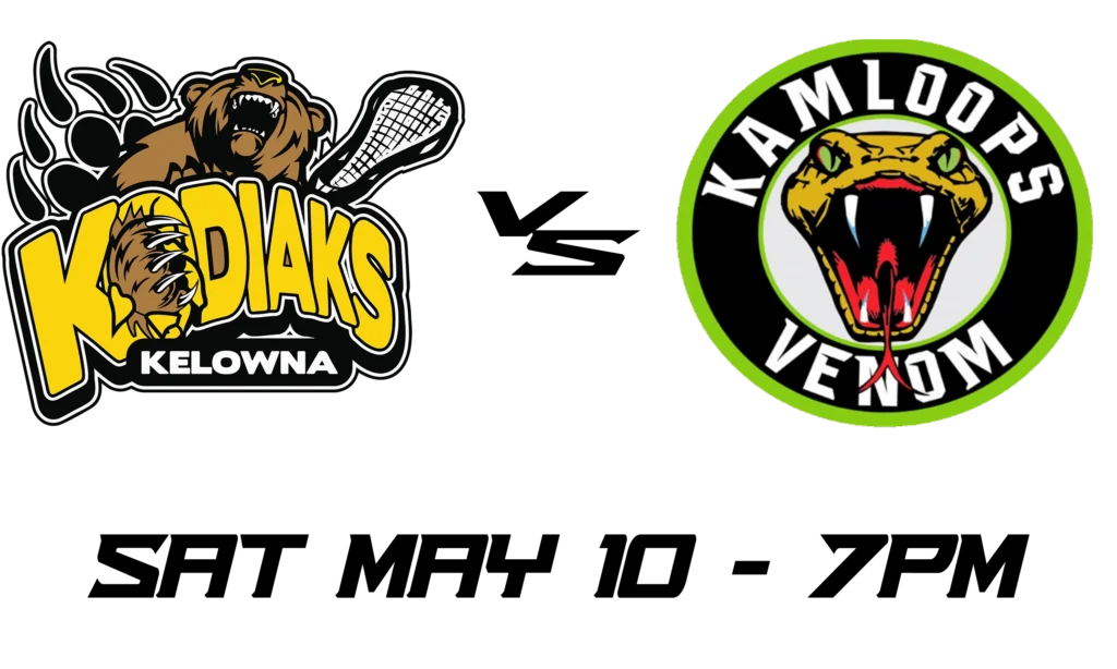Kodiaks lacrosse versus Kamloops Venom