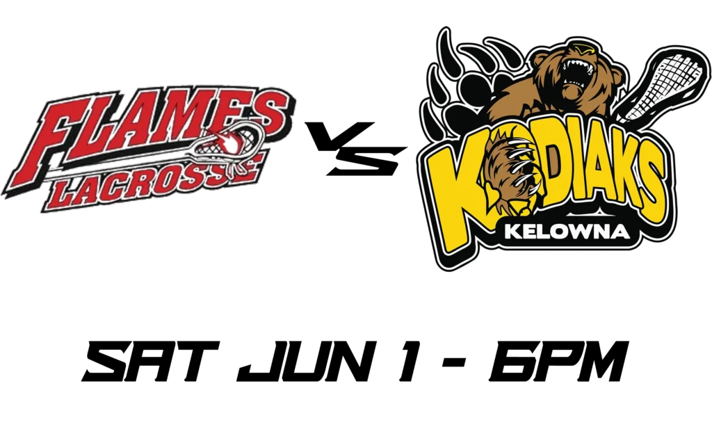 Kodiaks lacrosse versus Cranbrook Black Wolves