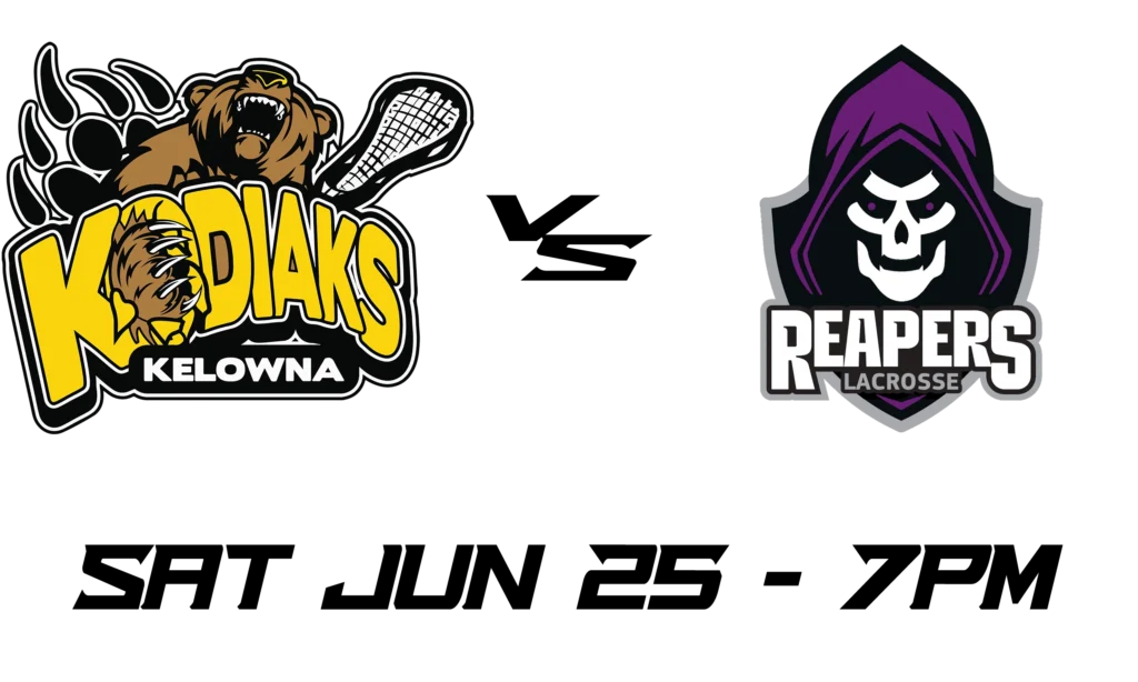 Kodiaks lacrosse versus North Okanagan Reapers