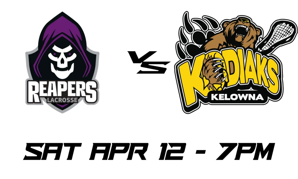 Kodiaks lacrosse game at North Okanagan Reapers