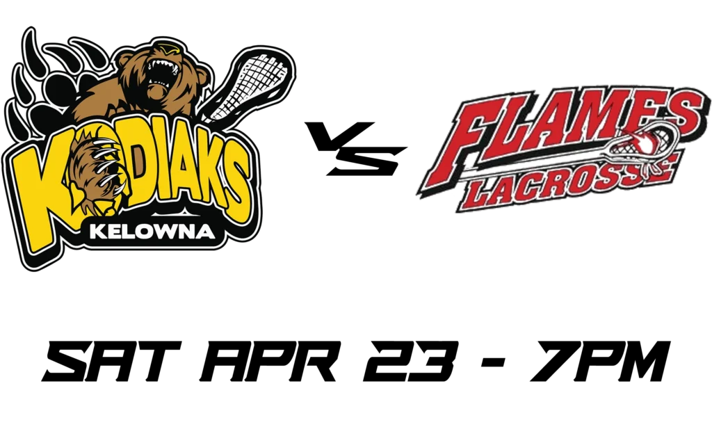 Kodiaks lacrosse versus South Okanagan Flames